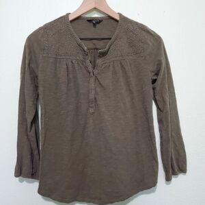 Lucky Brand •‎ Embroidered Top